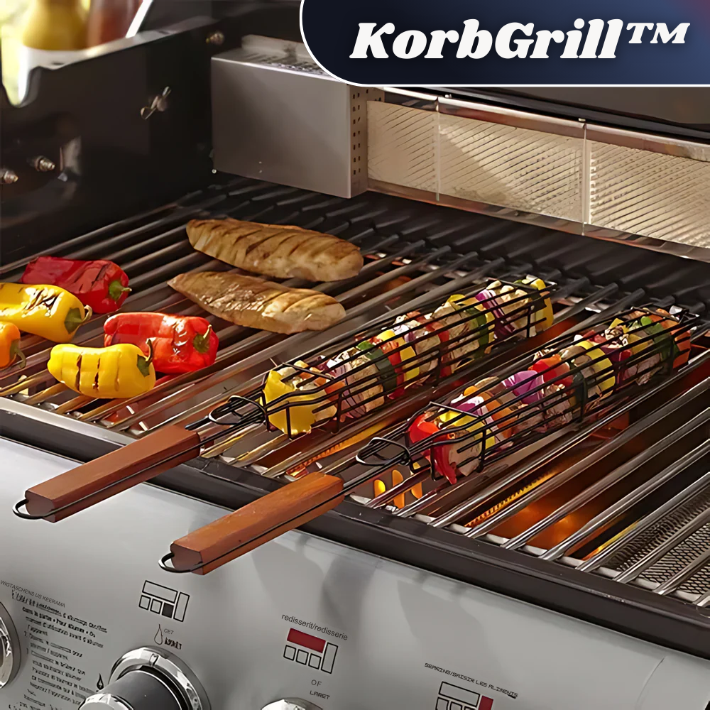 KorbGrill™ - Wiederverwendbarer Grillkorb (1+1 GRATIS)