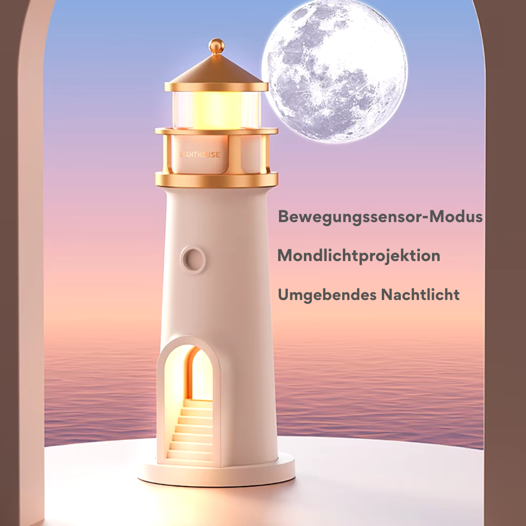 LiteHouse™ - Nachtlicht mit Mondprojektion