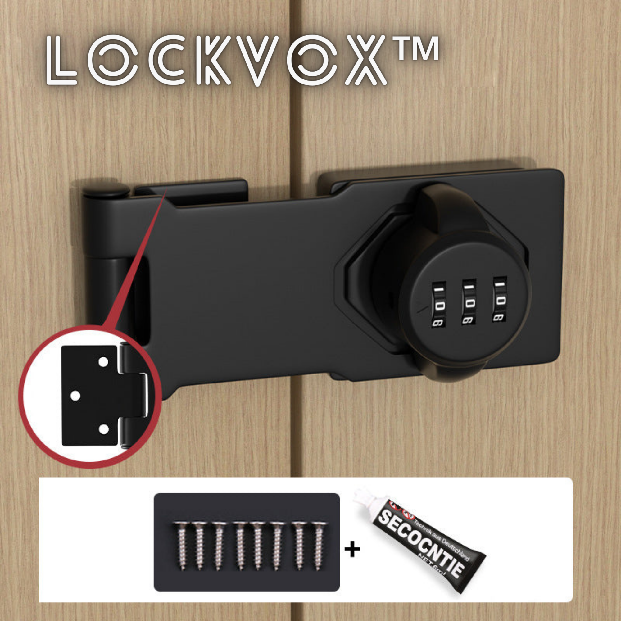 LockVox™️ I Passwortschlösser für Haushaltsschränke