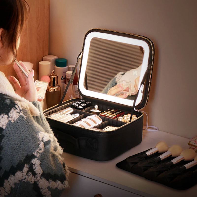 LumiCase™ - LED Spiegel Makeup Reisekoffer