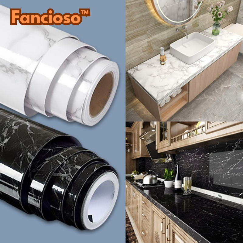 Fancioso™ - Selbstklebende Marmoroptik-Folie