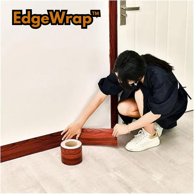 EdgeWrap™ - Selbstklebender Wandaufkleber Sockelleisten