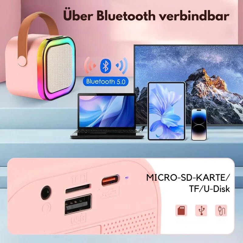 Vocalistiq™ - Karaoke-Maschine mit Mikrofonen
