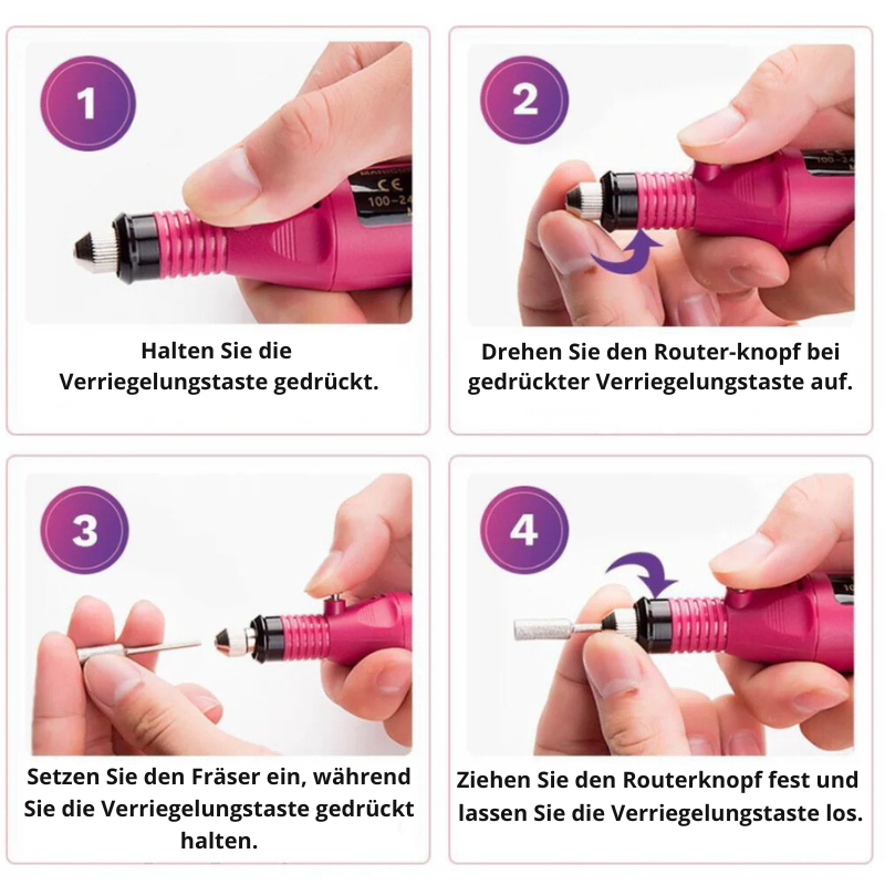 LuxoNail™ - Elektrische Nagelfeile