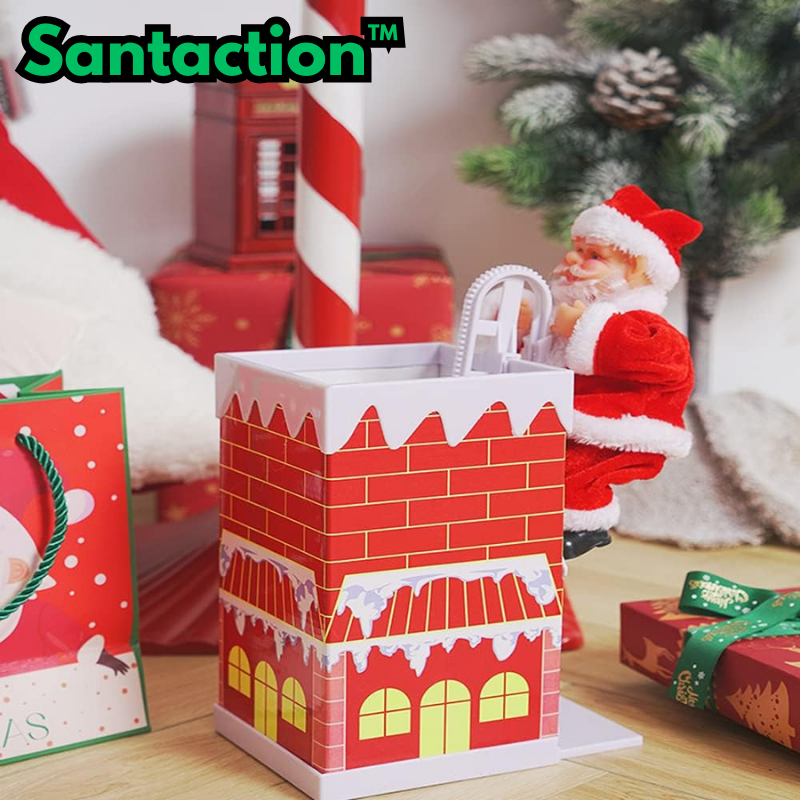 Santaction™ - Schornstein kletternder Weihnachtsmann
