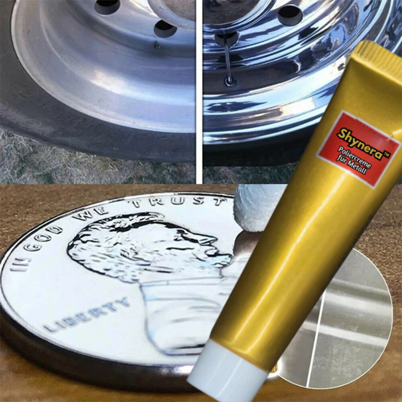 Shynera™ - Poliercreme für Metall (1+1 GRATIS)