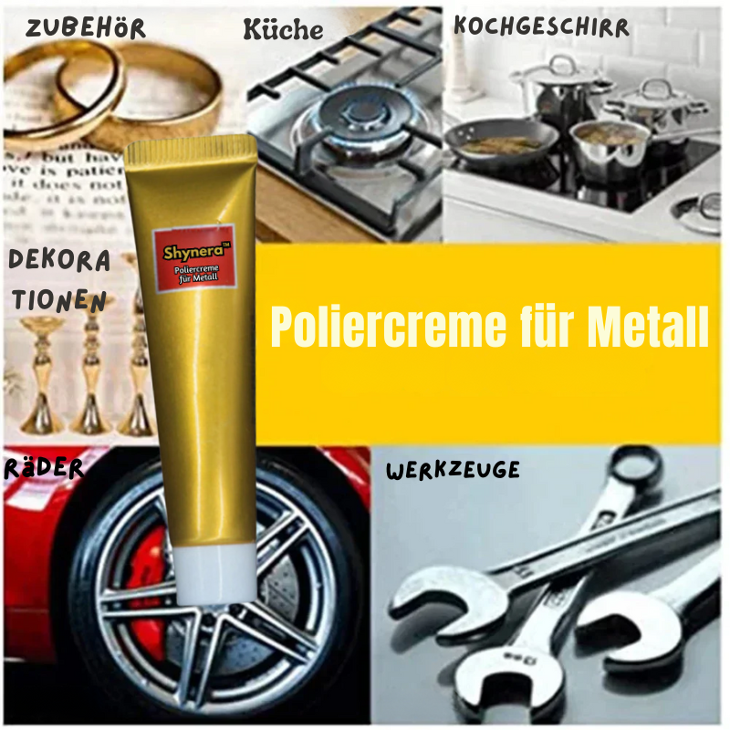 Shynera™ - Poliercreme für Metall (1+1 GRATIS)