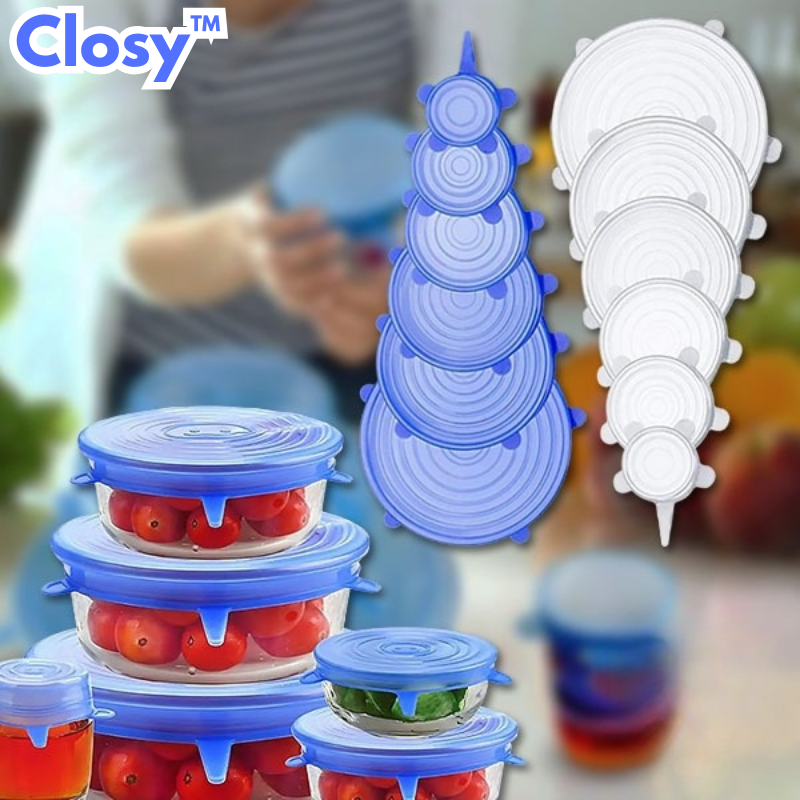 Closy™ - Küchen-Silikonkappen (12 Stück)