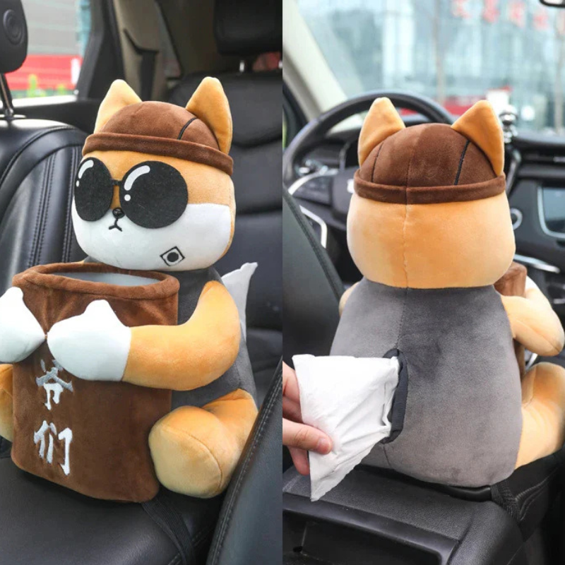 Huggie™ - Plüschtier-Taschentuchbox