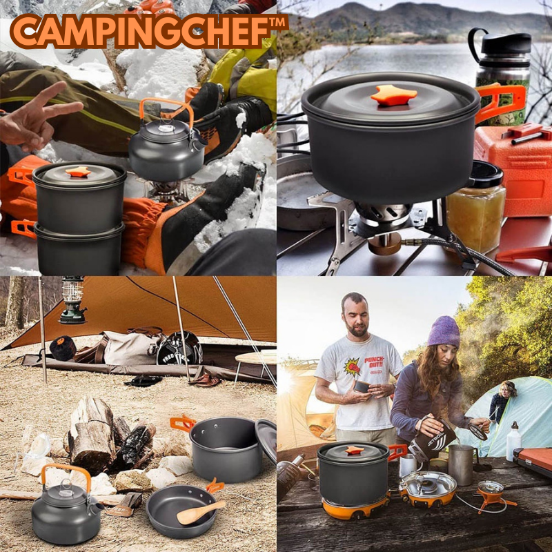 CampingChef™ - Camping-Kochset