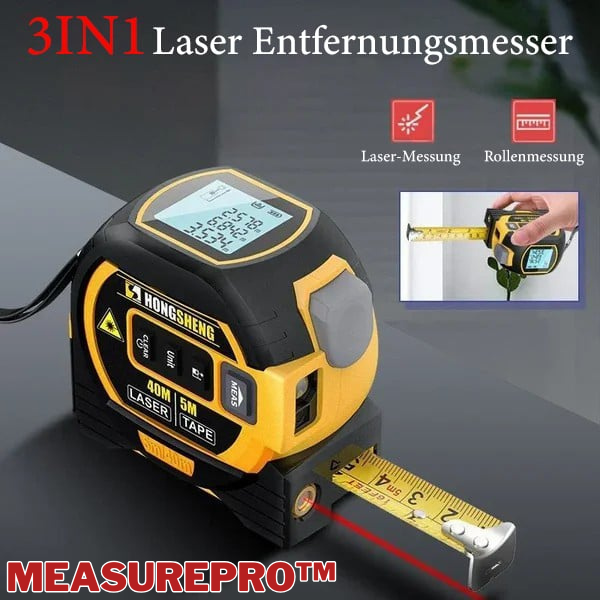 MeasurePro™ | 3-in-1-Laser-Entfernungsmesser