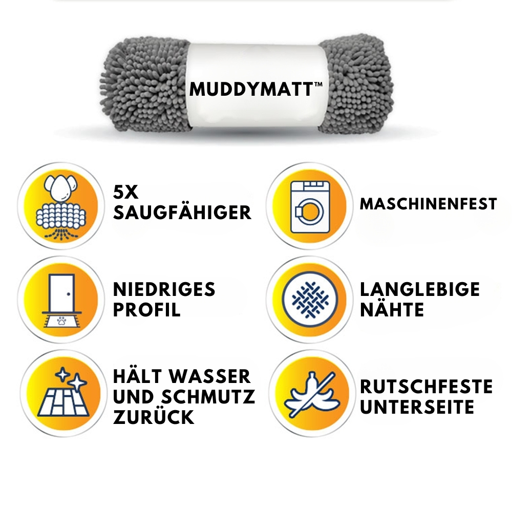 MuddyMatt™ - Ultra Saugfähige Matte
