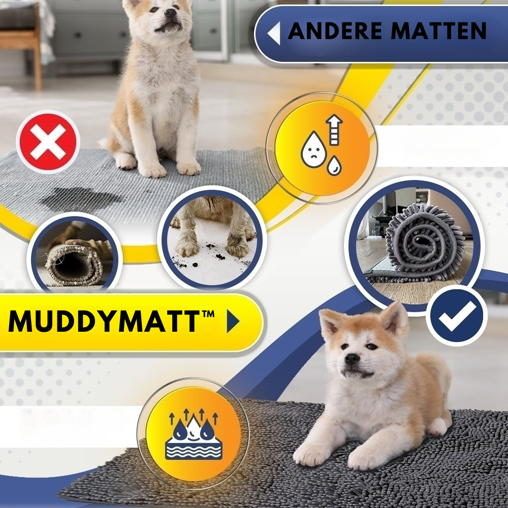 MuddyMatt™ - Ultra Saugfähige Matte