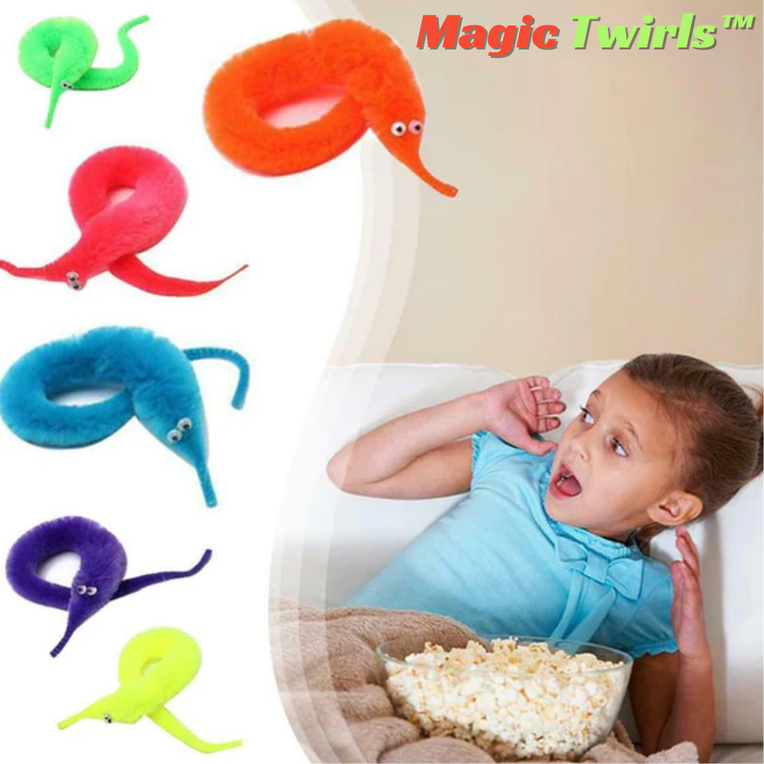 MagicTwirls™ Magische Würmer Spielzeug (5+5 GRATIS)