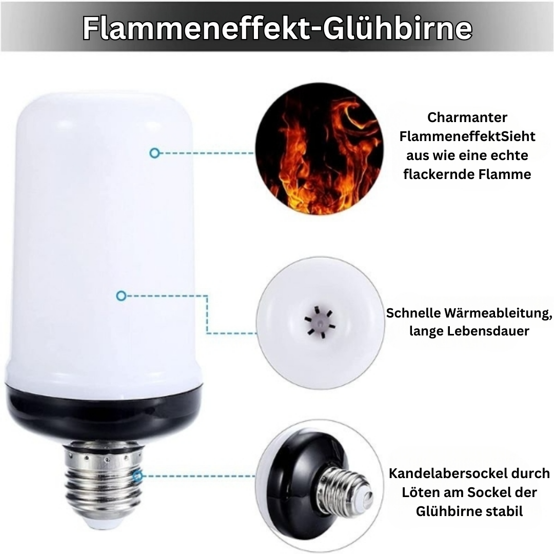 FireFlicker™ Flammeneffekt-Glühbirne (1+1 GRATIS)