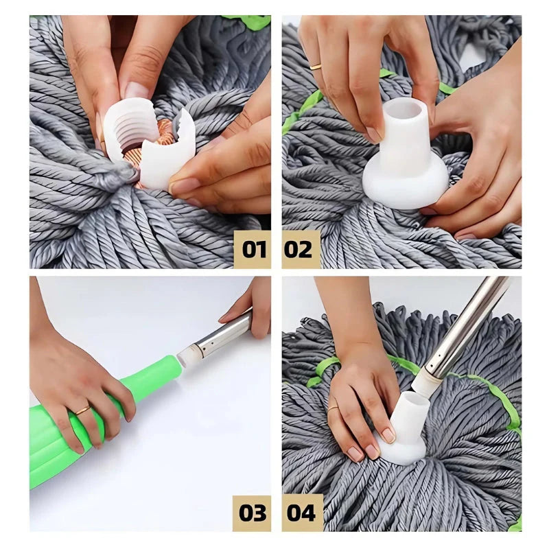 Swishy™ - 360 Grad drehbarer Bambusfaser-Mop