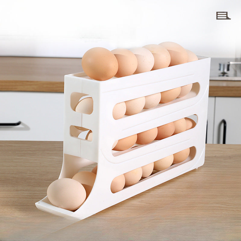 EggFlow™ - Automatisches Eier-Rollregal
