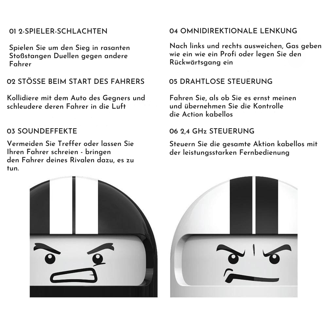 TurboBump™ RC-Kampfwagen-Spielzeugset