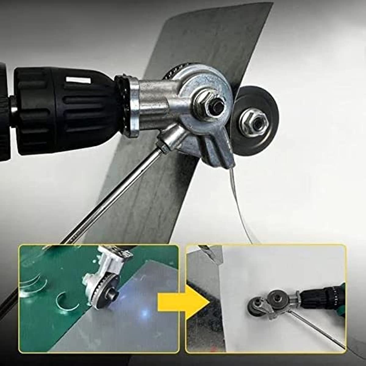 CutXpert™ | Elektrobohrer-Aufsatz Fräser Knabberer