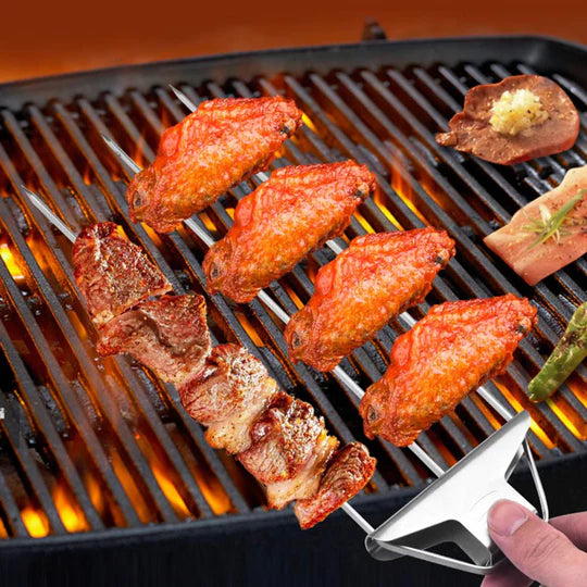 GrillMates™ 3-Wege-Grillspieße (1+2 GRATIS)