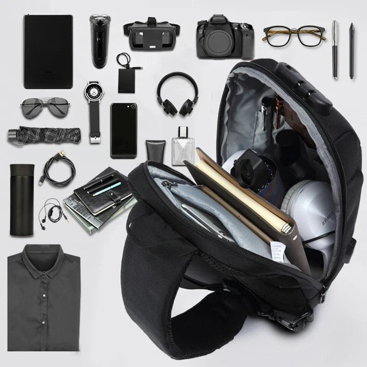 DefenX™ - Diebstahlsichere Umhängetasche