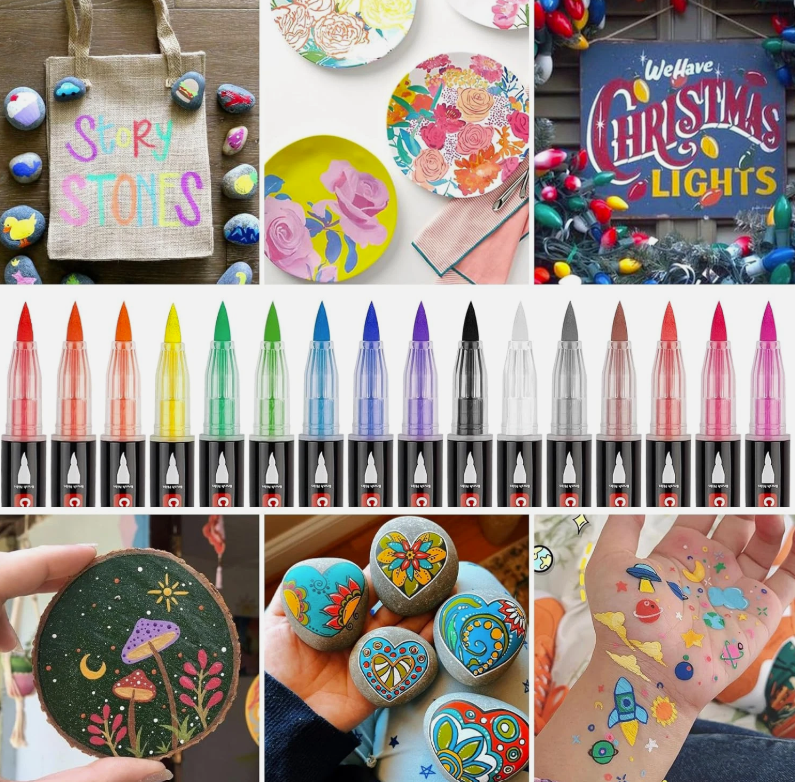 Coloryx™ - 12-teiliges Acrylmarker-Set