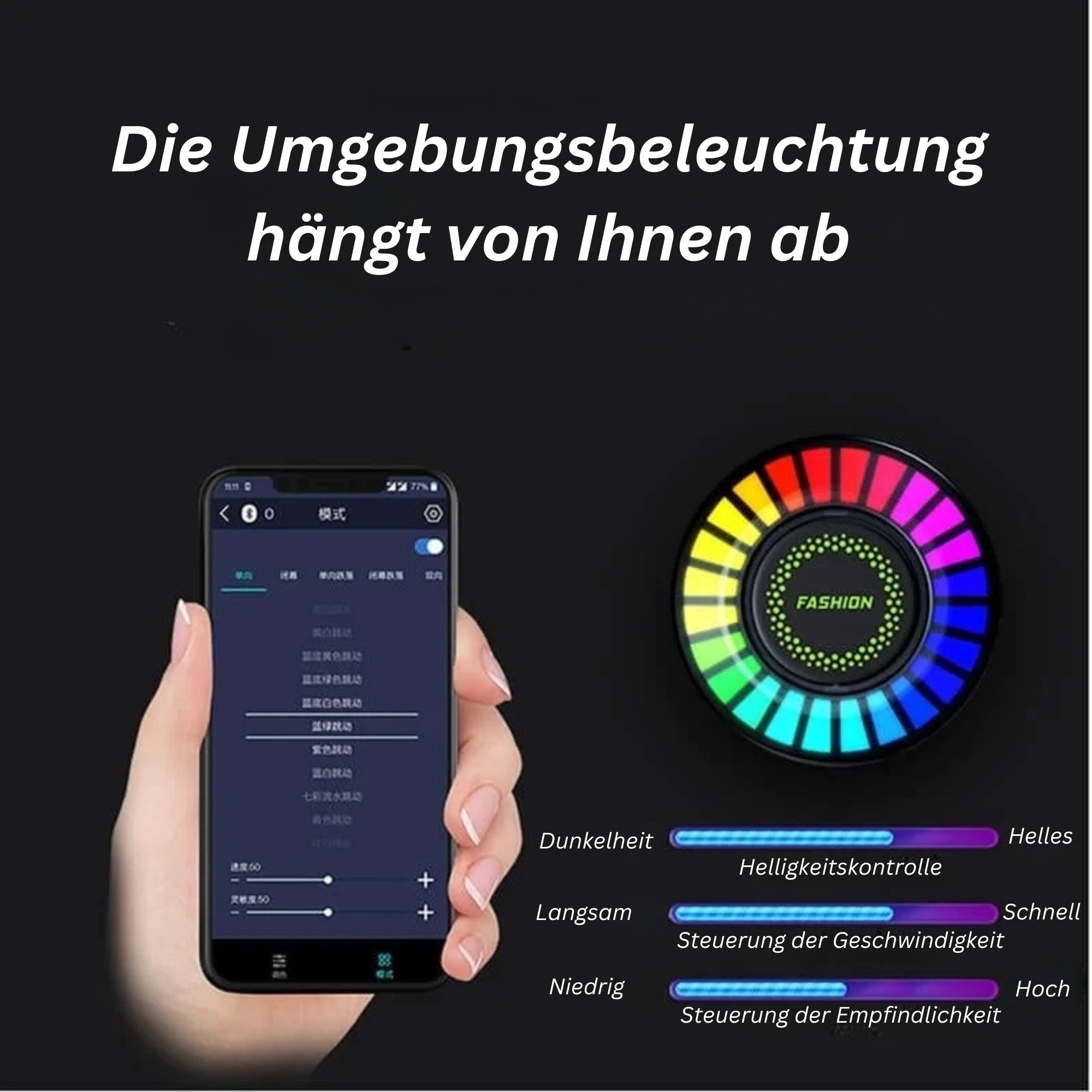 SoundScape™️ I Auto Aromatherapie Rhythmus Licht