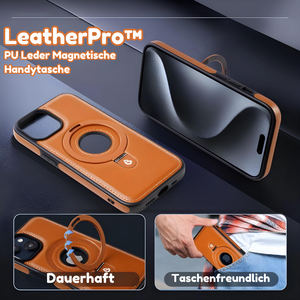 LeatherPro™ - PU Leder Magnetische Handytasche