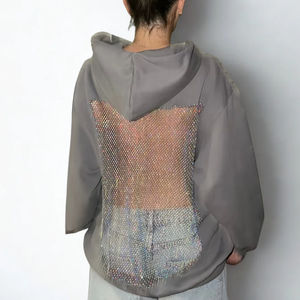 StarWear™ - Glitzernder Stern-Aufnäher-Hoodie