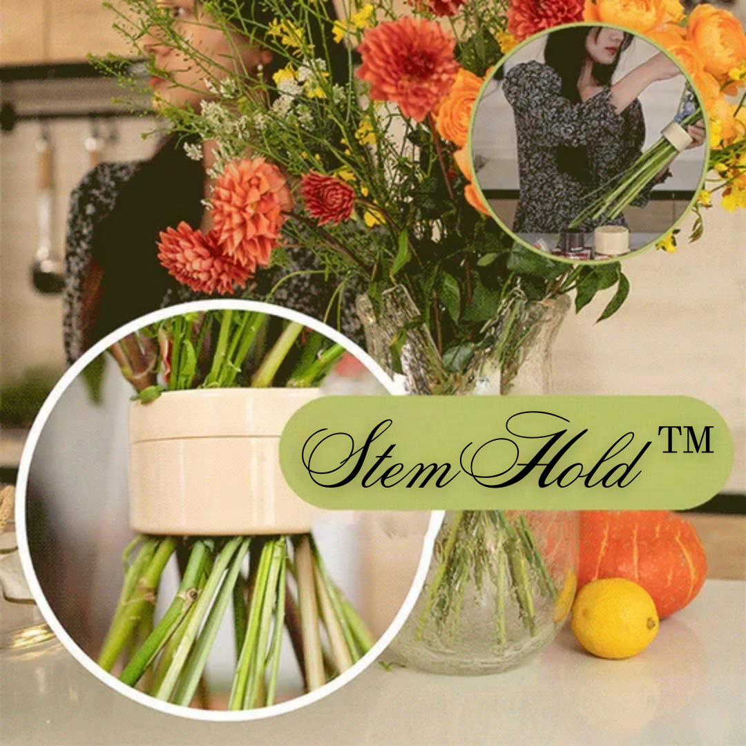 StemHold™ Spiralförmiger Ikebana-Stängelhalter
