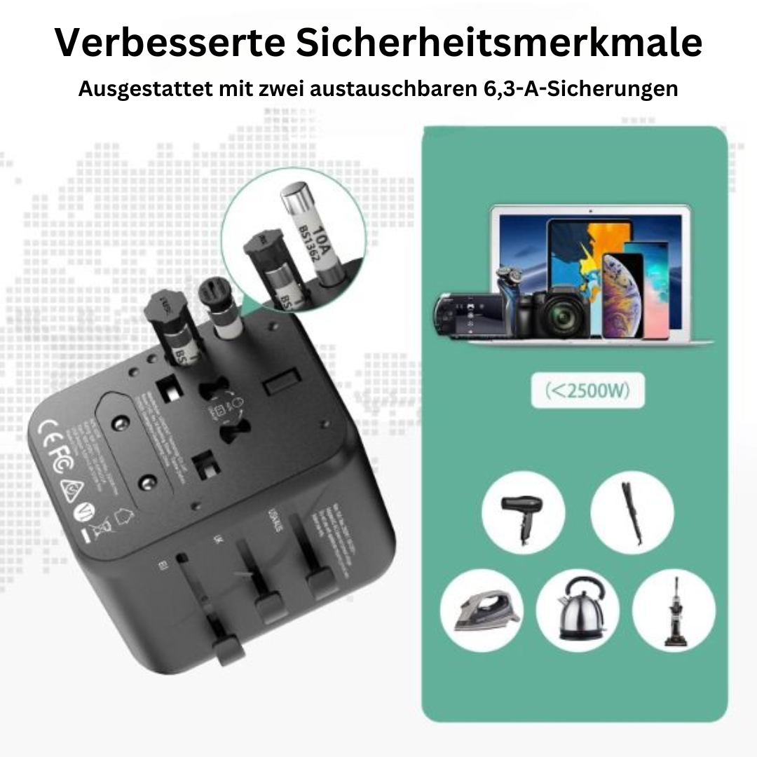 Tessan™ Universal-Reisestecker-Adapter