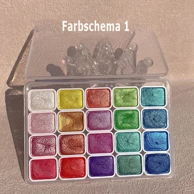 AquaCraft™ - 20 Farben Aquarell Malkasten