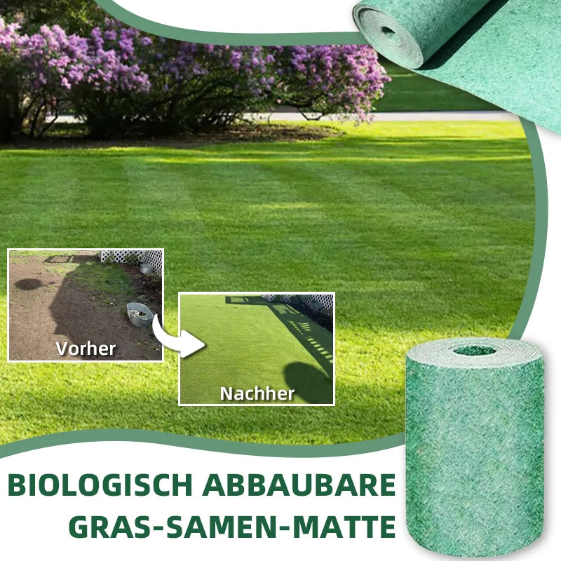 GrowMat™ Biologisch abbaubare Gras-Samenmatte