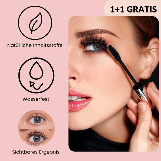 QIC™ - 4D Seidenfaser Mascara (1+1 GRATIS)