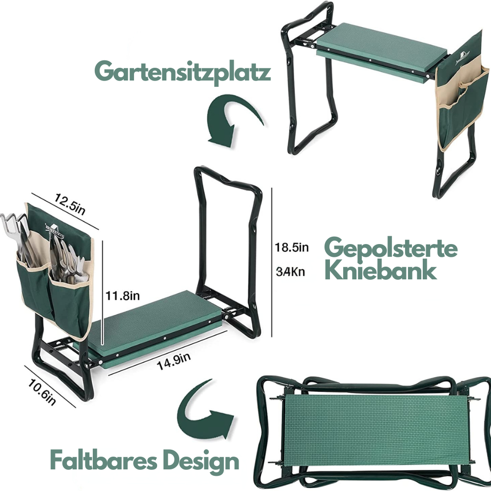 KneelKraft™ - Bequemer Garten Kniesitz