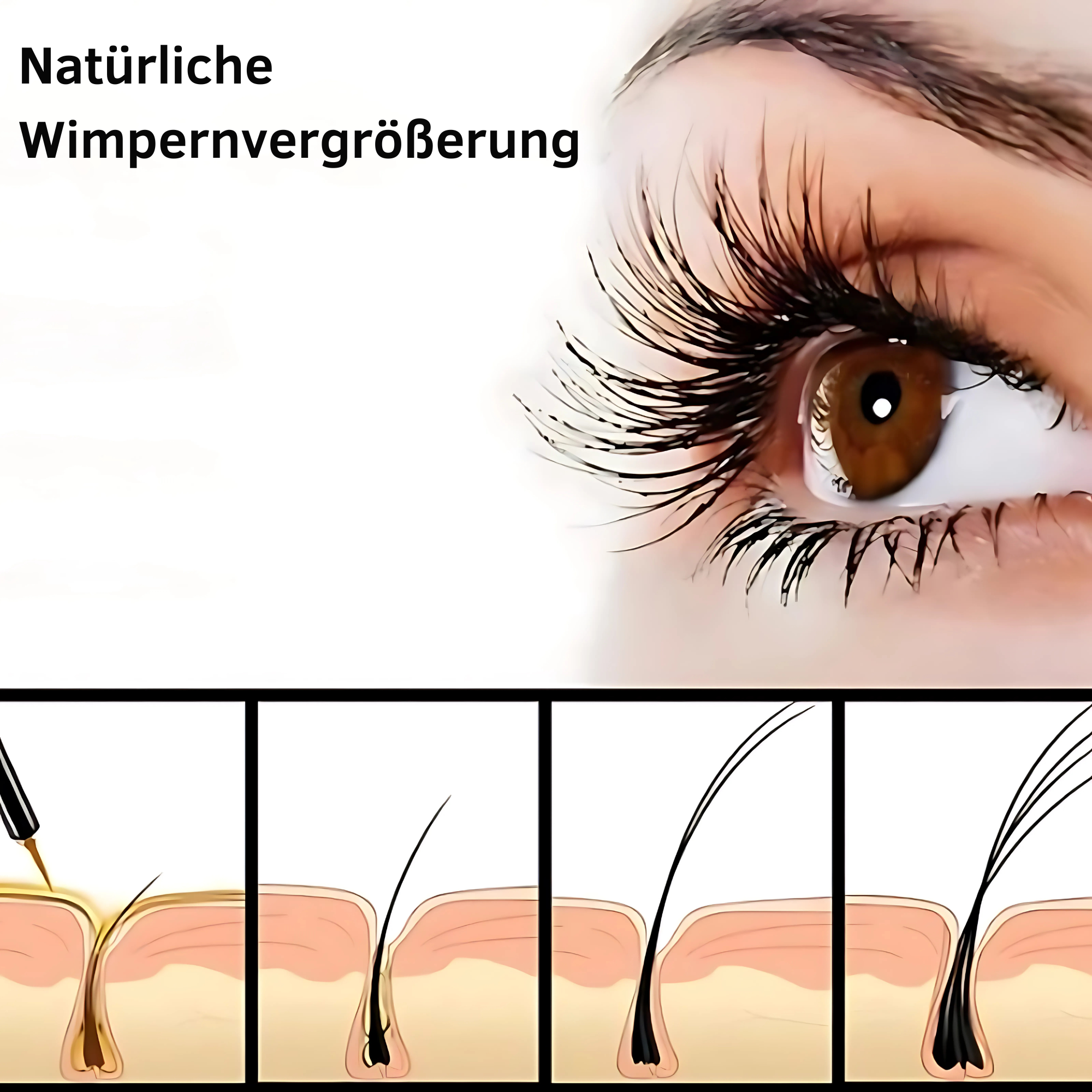 BIOAQUA® - Wimpernwuchs-Serum