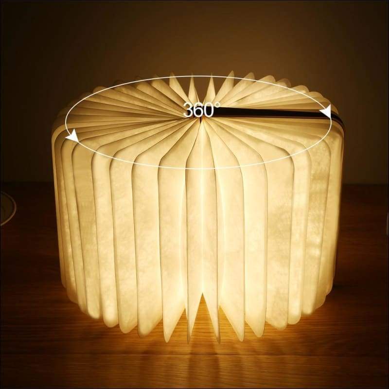 LumWood™ - 360° Buchlampe aus Holz