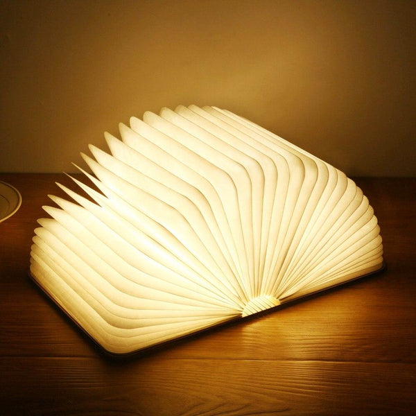 LumWood™ - 360° Buchlampe aus Holz