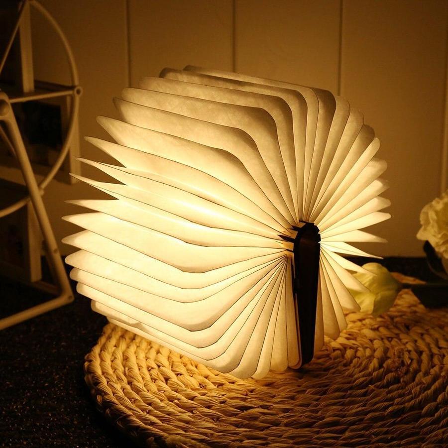 LumWood™ - 360° Buchlampe aus Holz