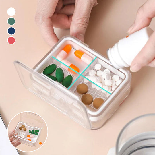 MediPlus™ Tragbare versiegelte Pillendose