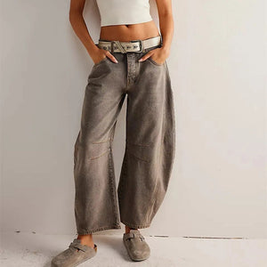 FemmeFlex™ - Mid-Rise Barrel Jeans