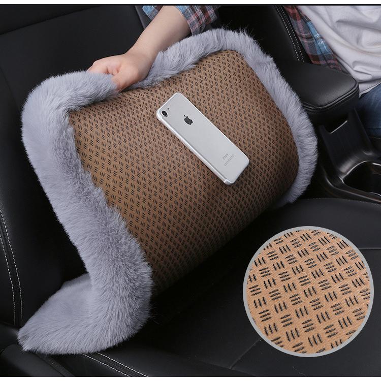 Veluva™ - Plüsch-Autositzkissen-Set