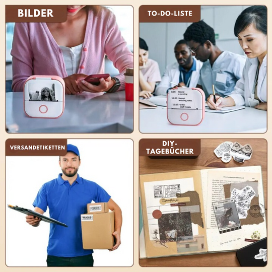 NanoPrint™ - Tragbarer Mini-Drucker