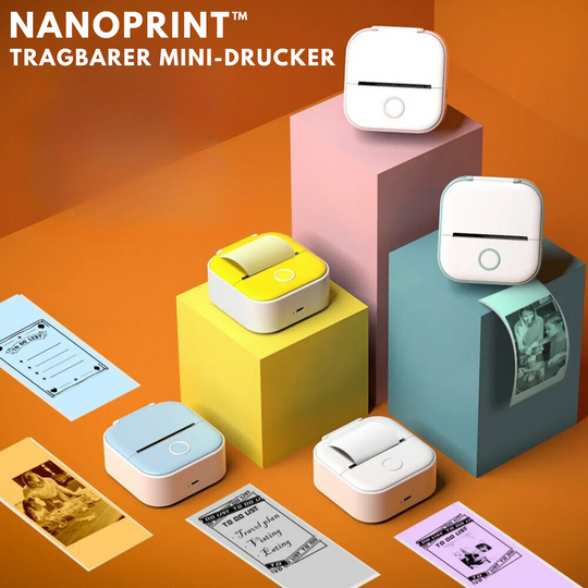 NanoPrint™ - Tragbarer Mini-Drucker