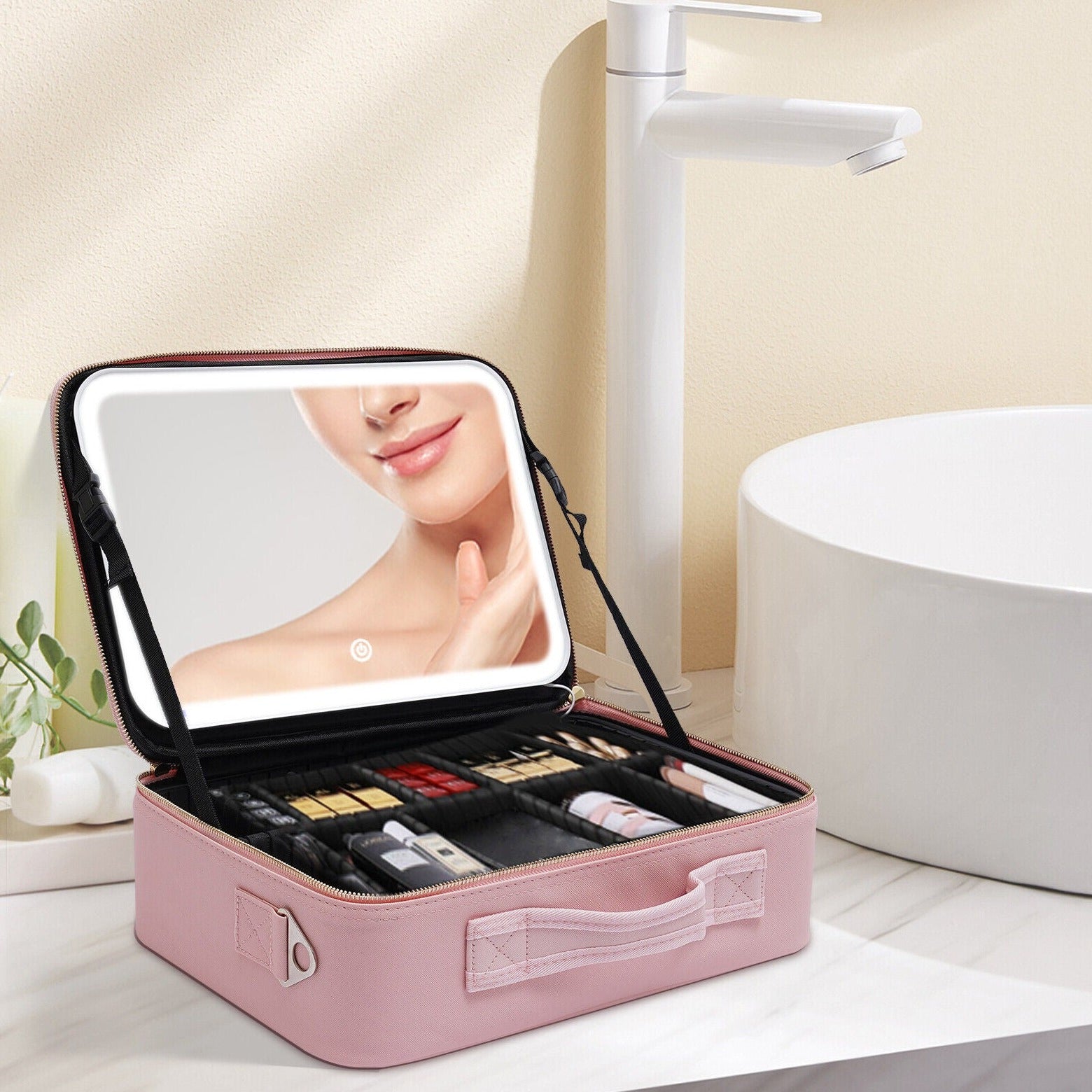 LumiCase™ - LED Spiegel Makeup Reisekoffer