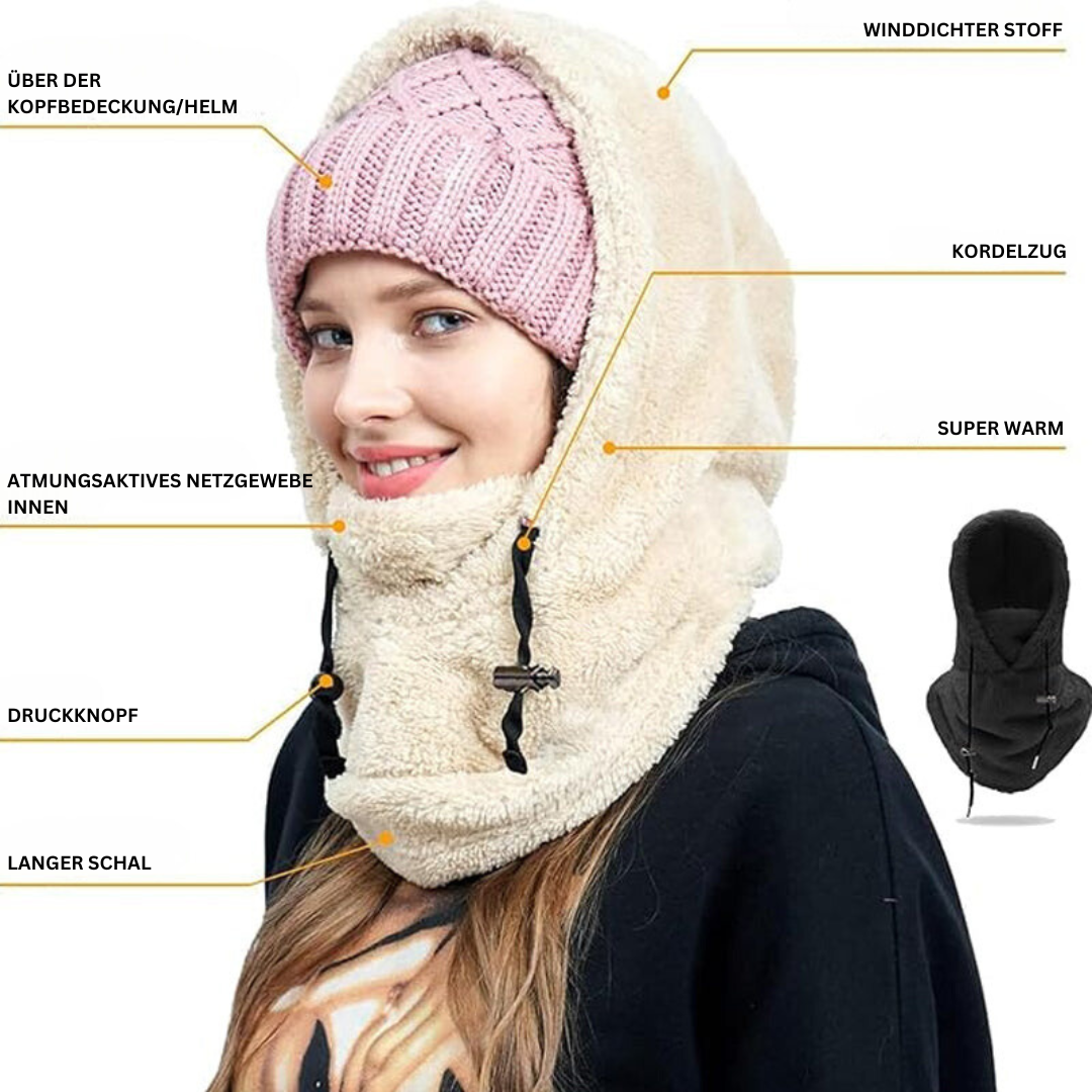 SnowCap™ - Skimaske mit Sherpa-Kapuze