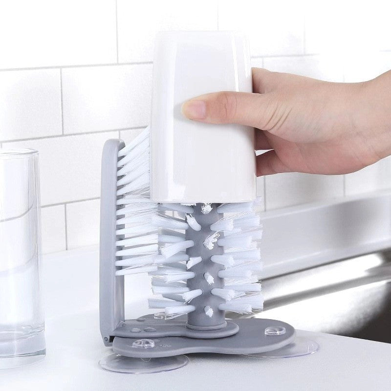 EasyCleanse™ - Tassenreinigungsbürste mit Saugnapf