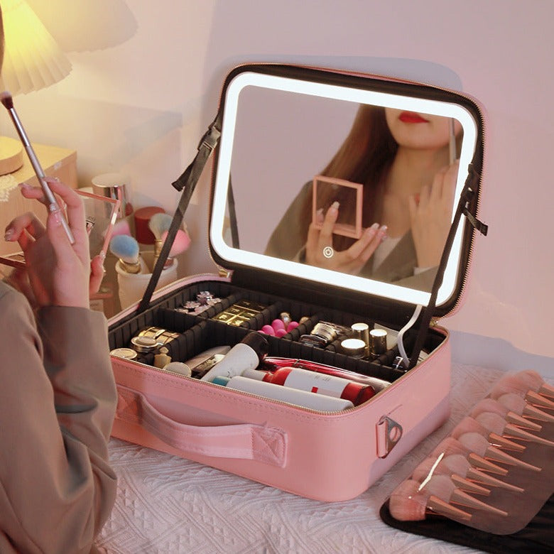 LumiCase™ - LED Spiegel Makeup Reisekoffer