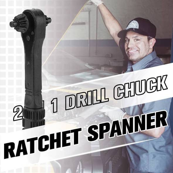 Mini-Ratchet™️ I 2 in 1 Bohrfutter-Ratschen-Schlüssel