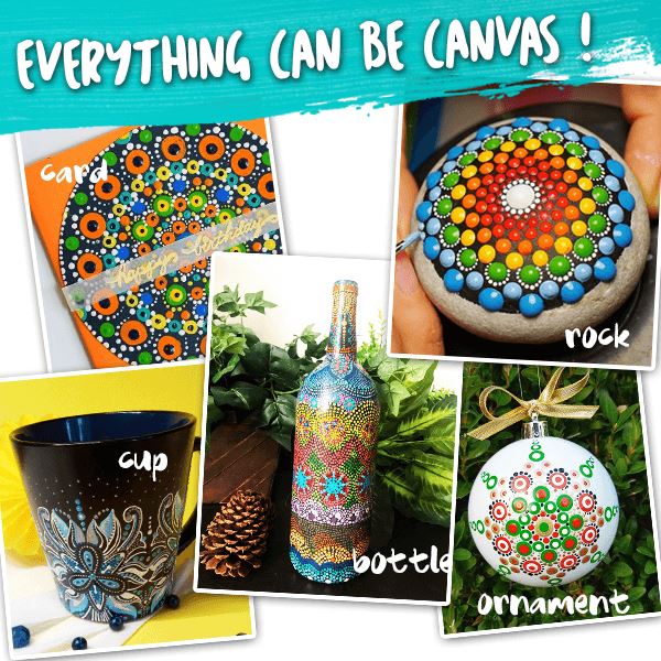 Doto™ - Werkzeugsatz für Punktmalerei (Satz von 13)